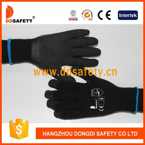 Knitted with latex glove Knitted with latex glove